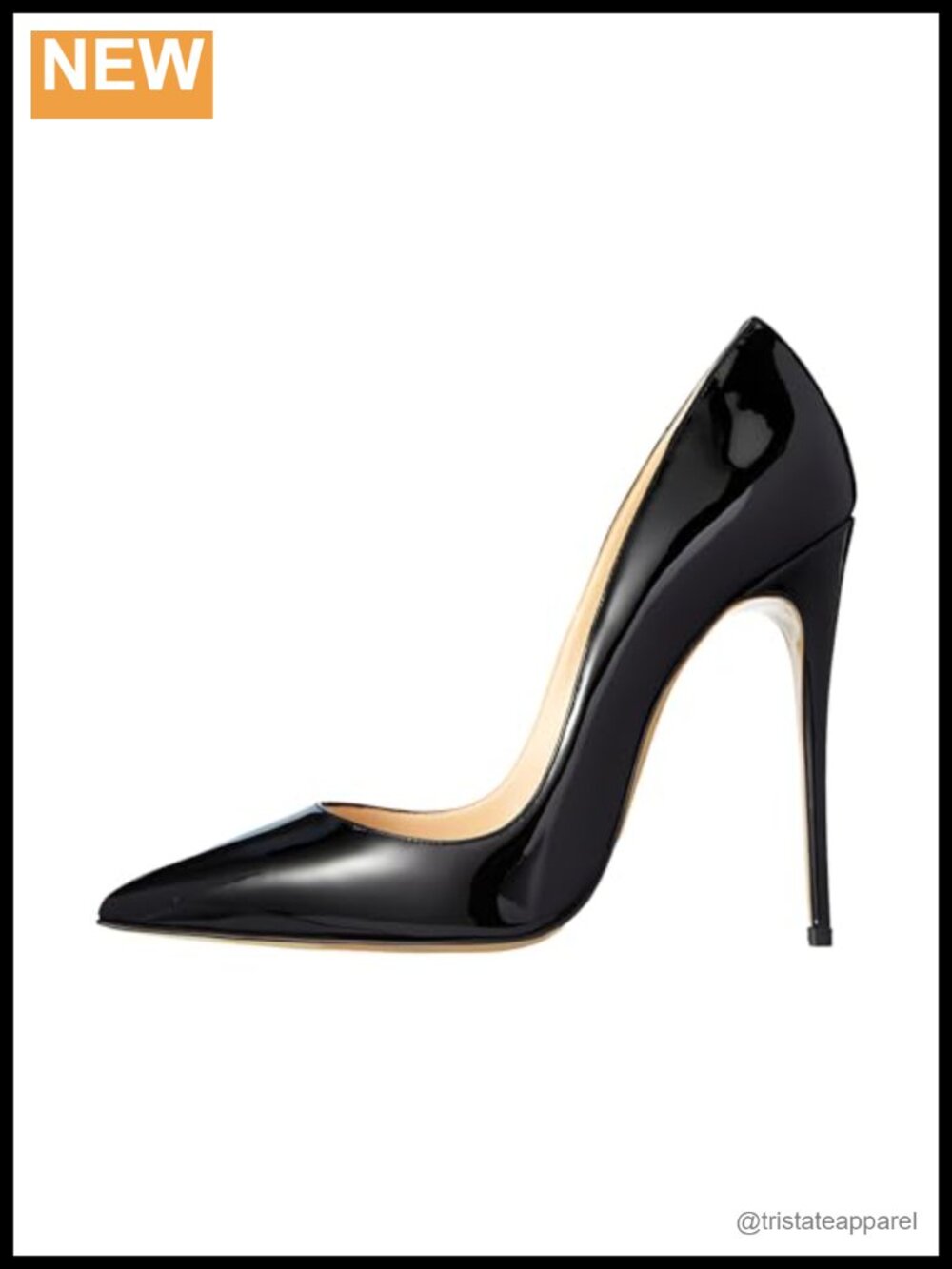 Women's Pointed Toe Patent Leather Stiletto Heels 4.7 Inch Pumps Wedding Party